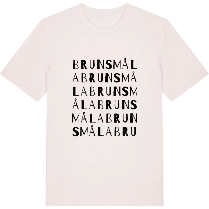 Brunsmåla ordlek t-shirt – t-shirt från PinShirt