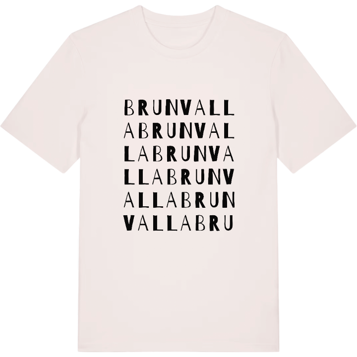 Brunvalla ordlek t-shirt – t-shirt från PinShirt