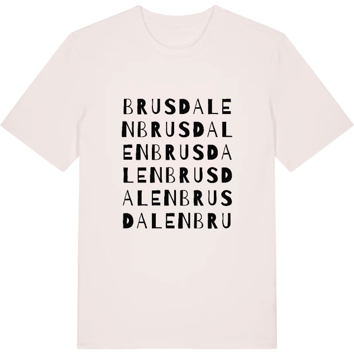 Brusdalen ordlek t-shirt – t-shirt från PinShirt
