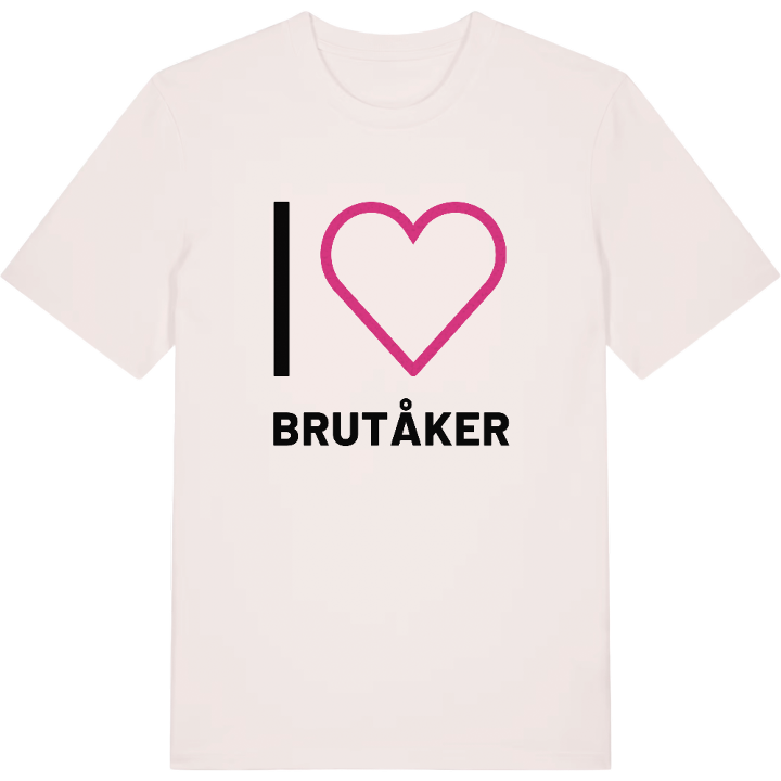 Jag älskar Brutåker t-shirt stort tryck – t-shirt från PinShirt