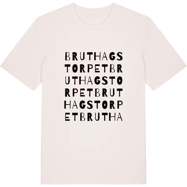 Bruthagstorpet ordlek t-shirt – t-shirt från PinShirt