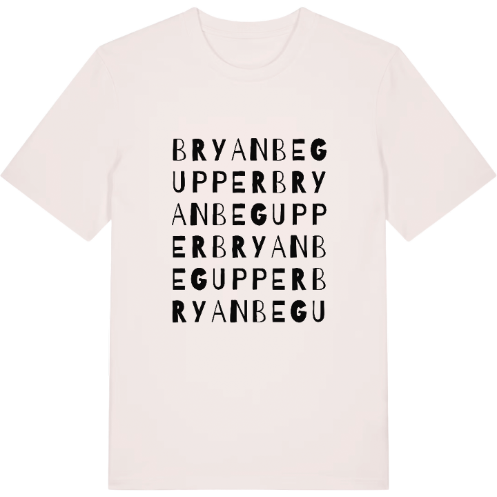 Bryanbeg Upper ordlek t-shirt – t-shirt från PinShirt