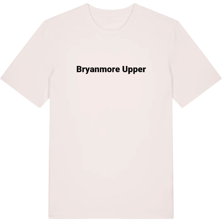 Bryanmore Upper fetstil t-shirt – t-shirt från PinShirt
