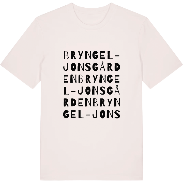 Bryngel-Jonsgården ordlek t-shirt – t-shirt från PinShirt