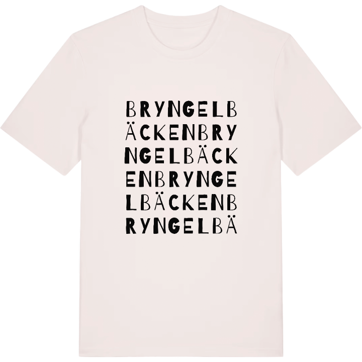 Bryngelbäcken ordlek t-shirt – t-shirt från PinShirt
