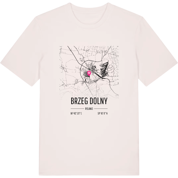 Brzeg Dolny karta t-shirt – t-shirt från PinShirt