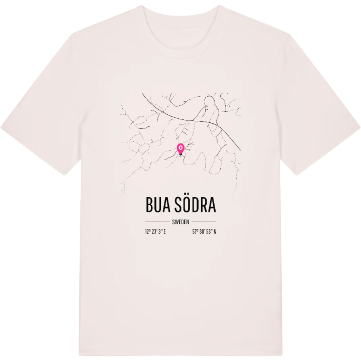 Bua Södra karta t-shirt – t-shirt från PinShirt