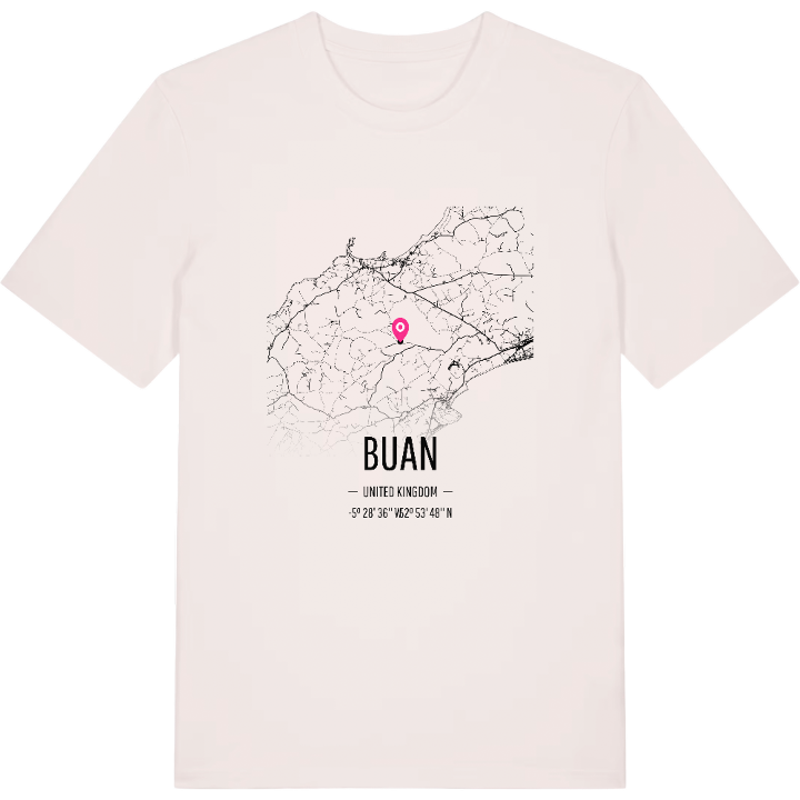 Buan karta t-shirt – t-shirt från PinShirt