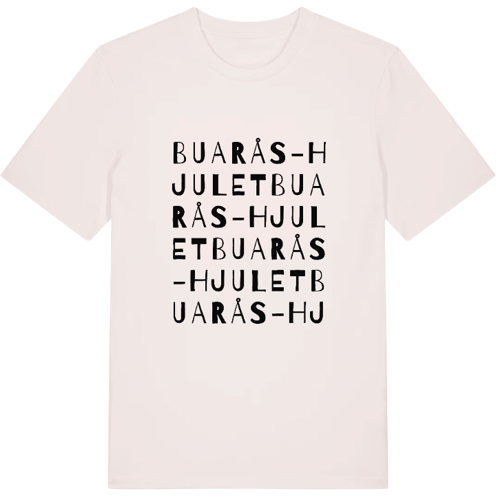 Buarås-Hjulet ordlek t-shirt – t-shirt från PinShirt