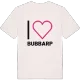 Jag älskar Bubbarp t-shirt stort tryck
