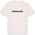 Bubbemåla fetstil t-shirt