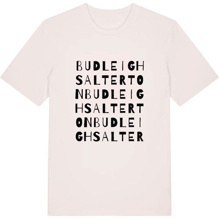 Budleigh Salterton ordlek t-shirt – t-shirt från PinShirt