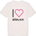 Jag älskar Büdlich t-shirt stort tryck