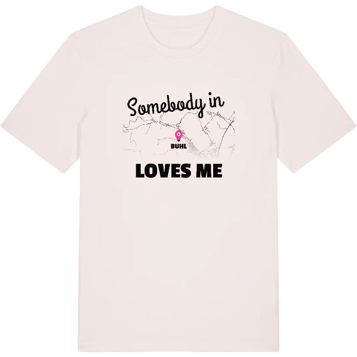 Någon i Buhl älskar mig t-shirt – t-shirt från PinShirt