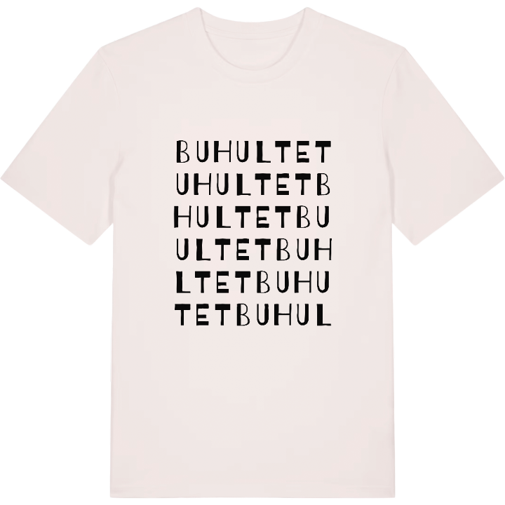 Buhultet ordlek t-shirt – t-shirt från PinShirt