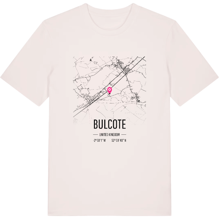 Bulcote karta t-shirt – t-shirt från PinShirt