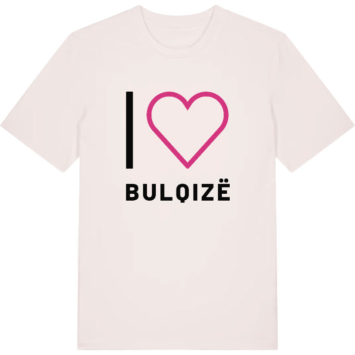 Jag älskar Bulqizë t-shirt stort tryck – t-shirt från PinShirt