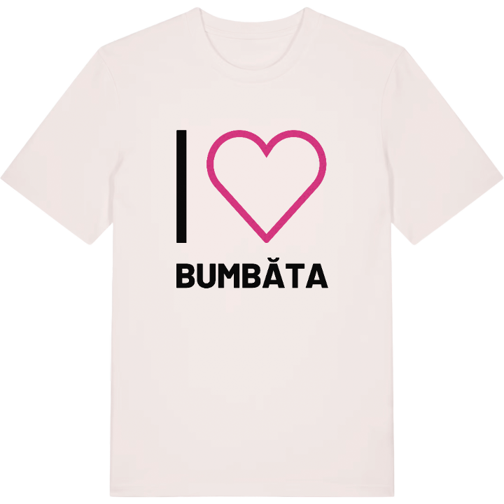 Jag älskar Bumbăta t-shirt stort tryck – t-shirt från PinShirt