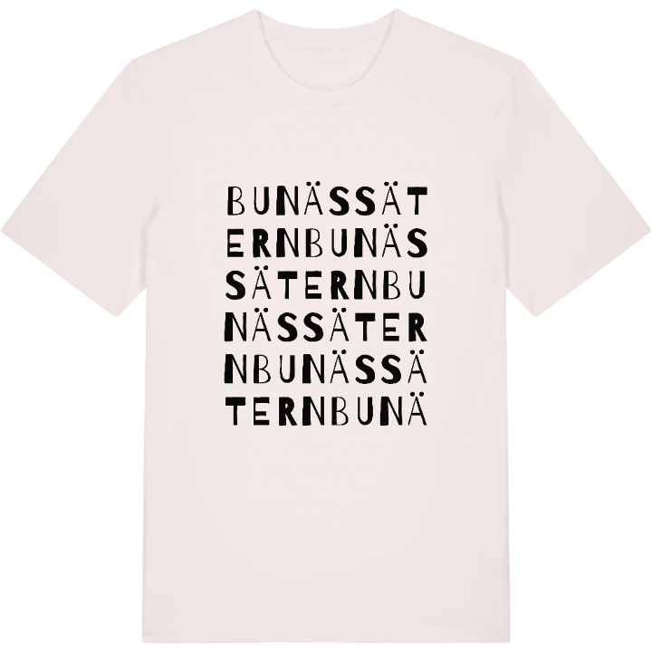 Bunässätern ordlek t-shirt – t-shirt från PinShirt