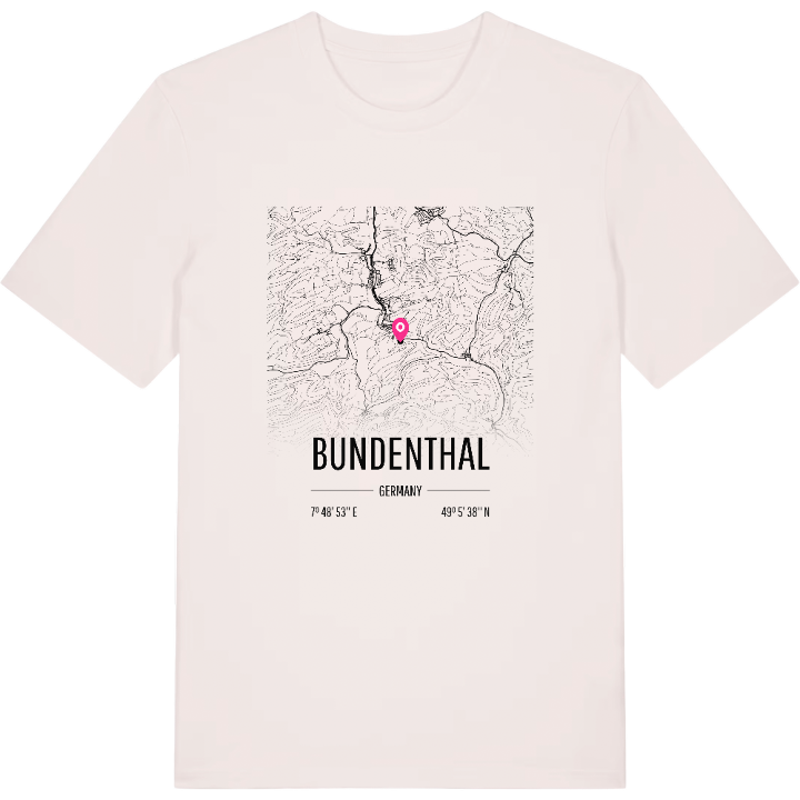 Bundenthal karta t-shirt – t-shirt från PinShirt