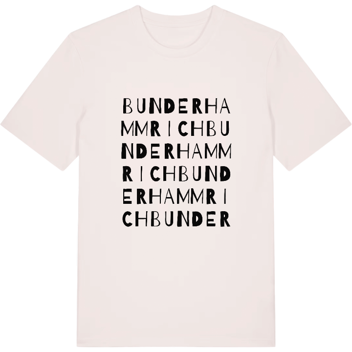 Bunderhammrich ordlek t-shirt – t-shirt från PinShirt