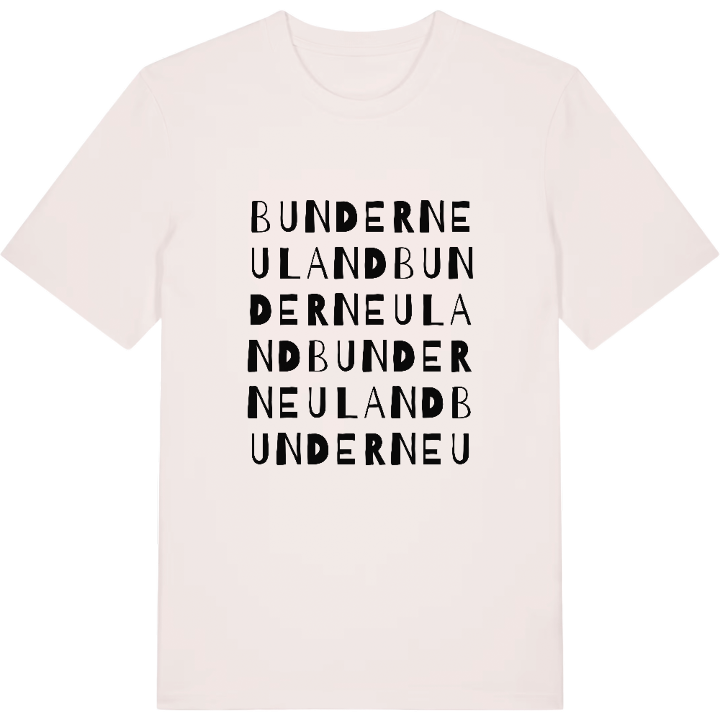 Bunderneuland ordlek t-shirt – t-shirt från PinShirt