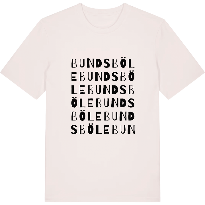 Bundsböle ordlek t-shirt – t-shirt från PinShirt