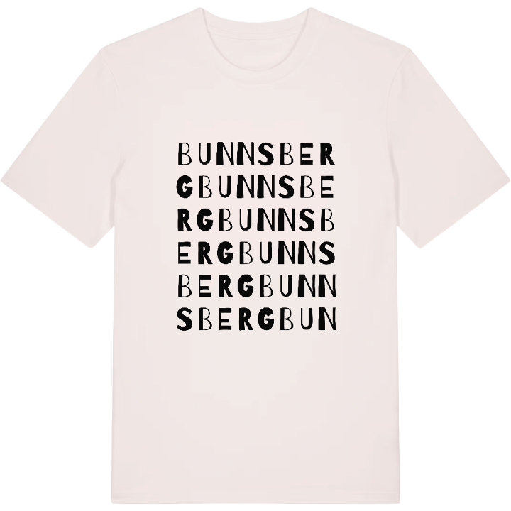 Bunnsberg ordlek t-shirt – t-shirt från PinShirt