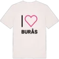 Jag älskar Burås t-shirt stort tryck