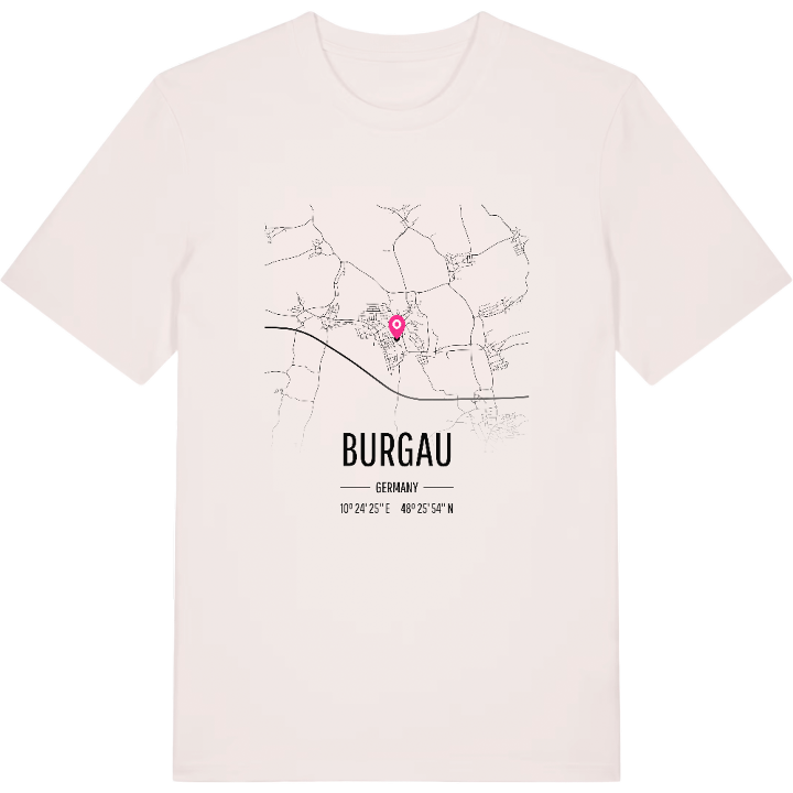 Burgau karta t-shirt – t-shirt från PinShirt