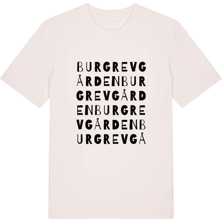 Burgrevgården ordlek t-shirt – t-shirt från PinShirt