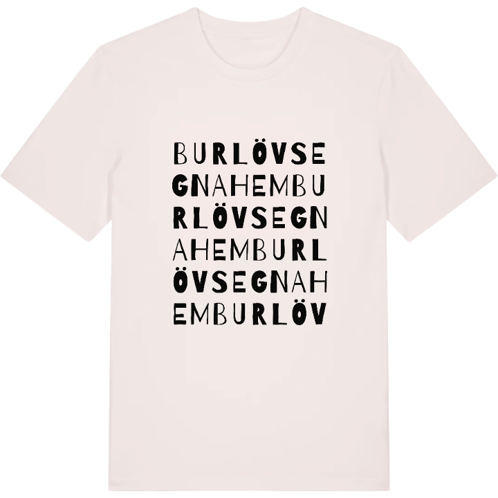 Burlövs egnahem ordlek t-shirt – t-shirt från PinShirt