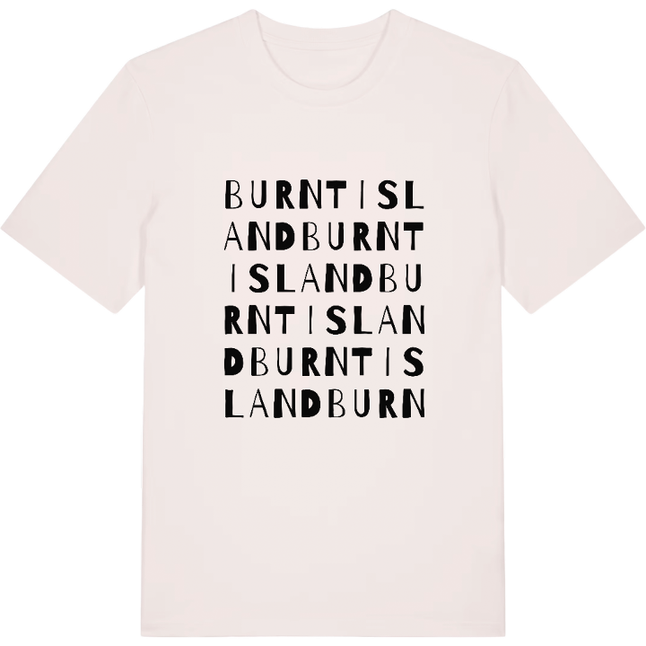 Burntisland ordlek t-shirt – t-shirt från PinShirt