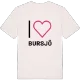 Jag älskar Bursjö t-shirt stort tryck