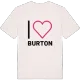 Jag älskar Burton t-shirt stort tryck