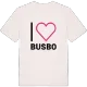 Jag älskar Busbo t-shirt stort tryck