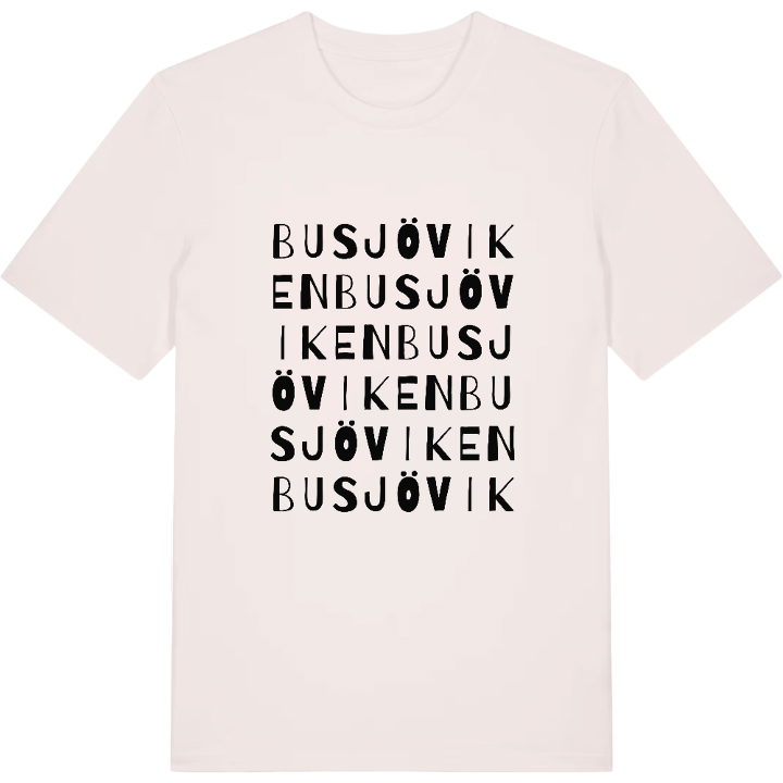 Busjöviken ordlek t-shirt – t-shirt från PinShirt
