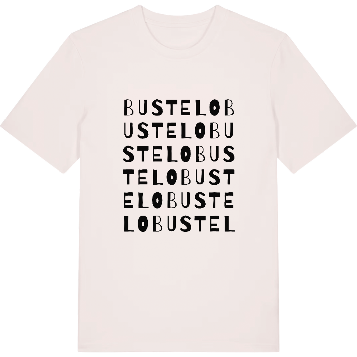Bustelo ordlek t-shirt – t-shirt från PinShirt