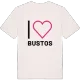Jag älskar Bustos t-shirt stort tryck