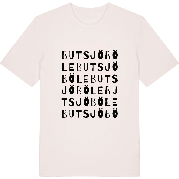 Butsjöböle ordlek t-shirt – t-shirt från PinShirt