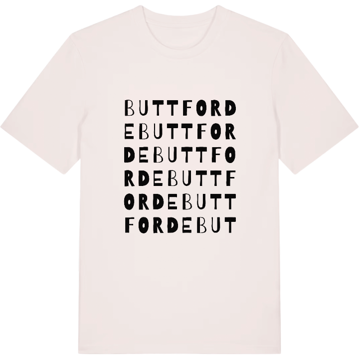 Buttforde ordlek t-shirt – t-shirt från PinShirt