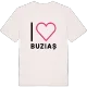 Jag älskar Buziaș t-shirt stort tryck