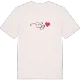 By hjärta t-shirt