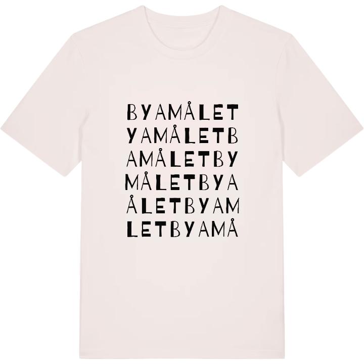 Byamålet ordlek t-shirt – t-shirt från PinShirt