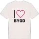 Jag älskar Bygd t-shirt stort tryck