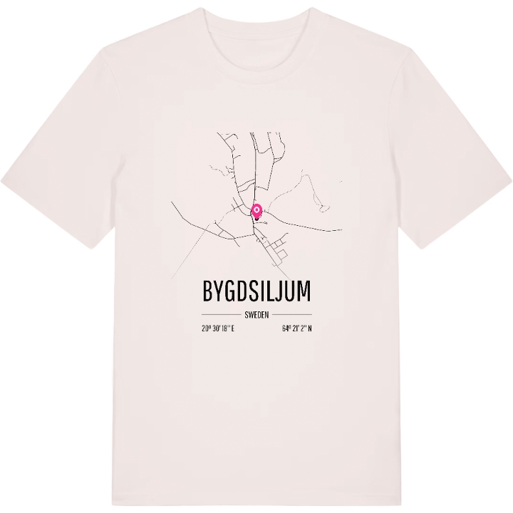 Bygdsiljum karta t-shirt – t-shirt från PinShirt