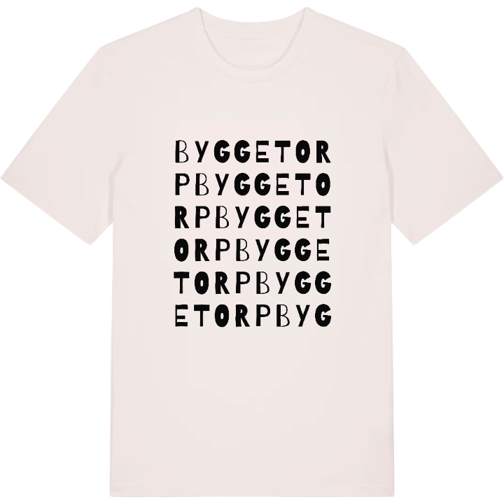 Byggetorp ordlek t-shirt – t-shirt från PinShirt