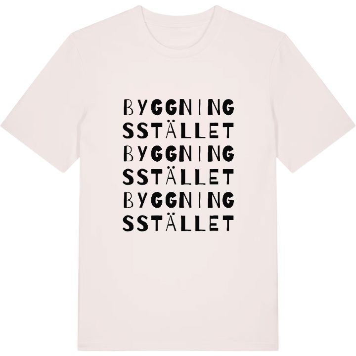 Byggningsstället ordlek t-shirt – t-shirt från PinShirt