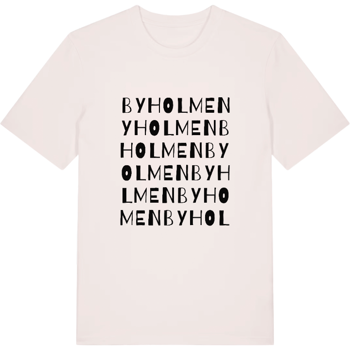 Byholmen ordlek t-shirt – t-shirt från PinShirt