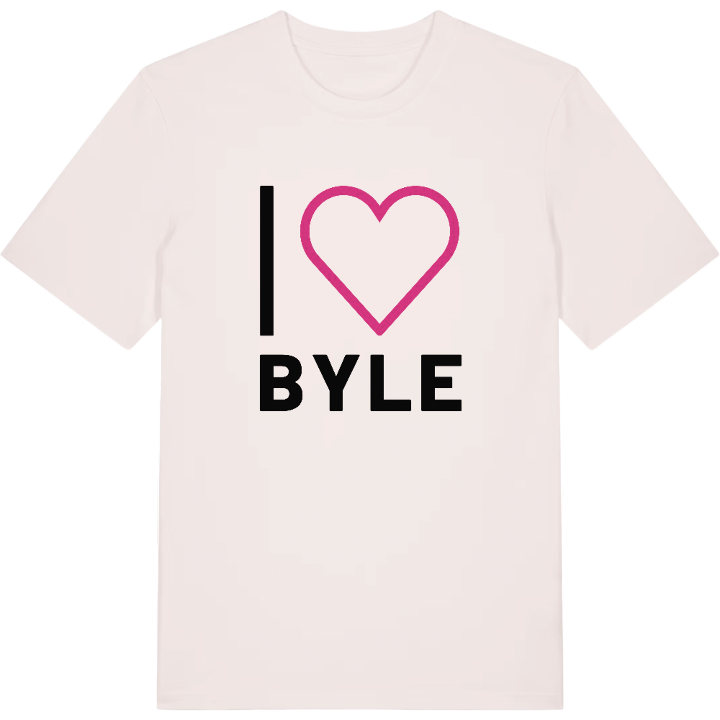 Jag älskar Byle t-shirt stort tryck – t-shirt från PinShirt